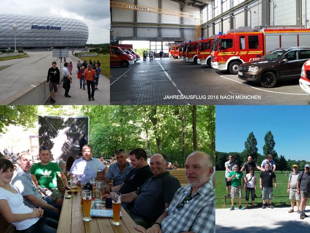 Jahresausflung der Feuerwehr nach München 2016